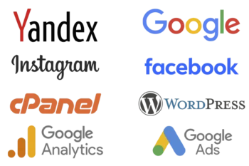 Çözüm ortakları logosu ve işbirliği yapan firmaların simgeleri